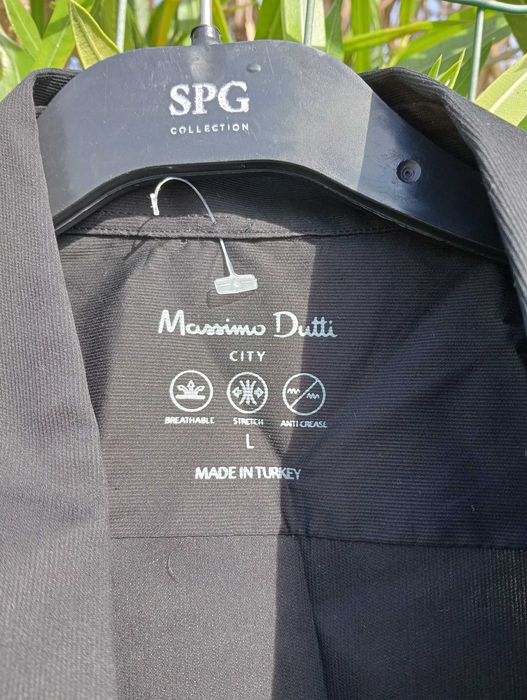 Camisa preta Massimo Dutti