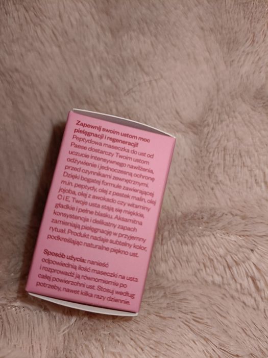 peptydowa maseczka do ust cherry Paese