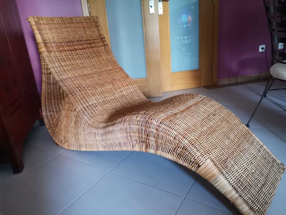 Chaise Longue de vime do Gato Preto