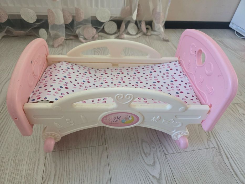 Іграшкове ліжечко-колиска для ляльок та пупсів Baby Bed (Wanderlong)