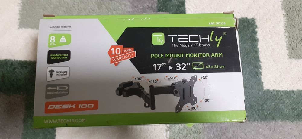 Кріплення для монітора Techly