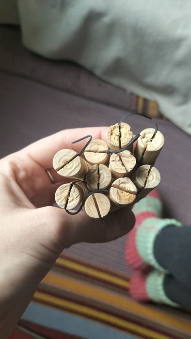 Бігуді коклюшки дерев'яні