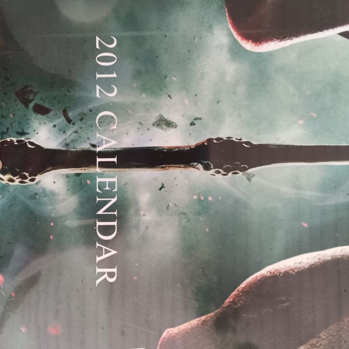 Calendário Harry Potter 2012 inglês