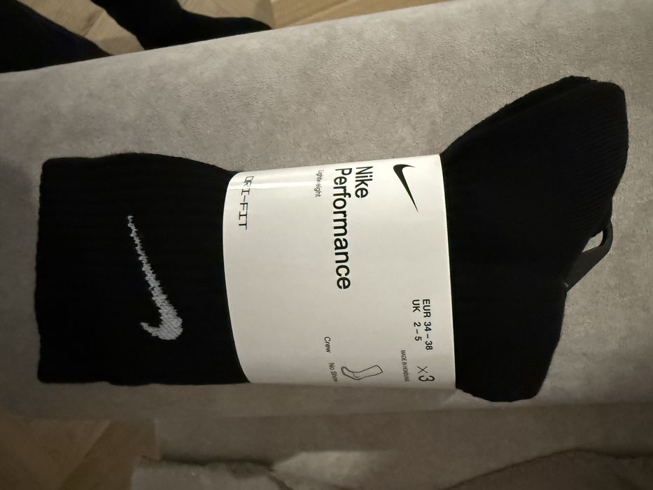 Skarpety nike performance 3 pak