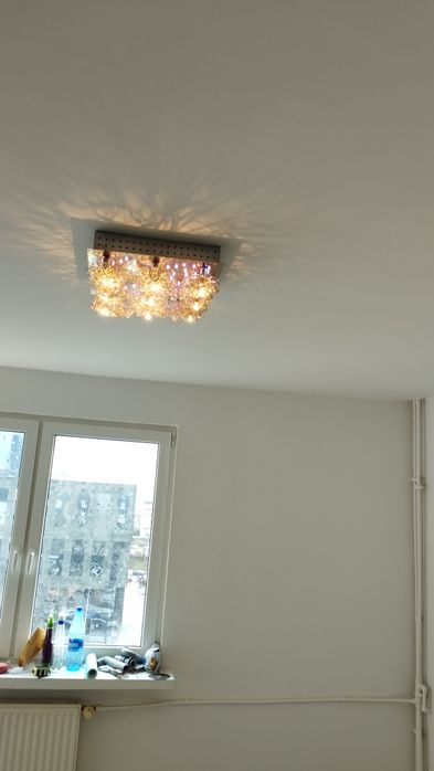 Ledowa lampa sufitowa.Duża z pilotem.