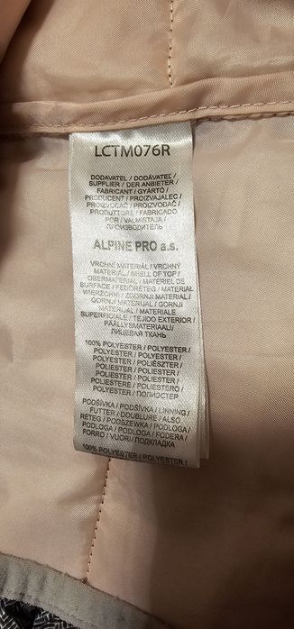 Alpine pro damska kurtka zimowa rozmiar S wymiary na zdjęciach