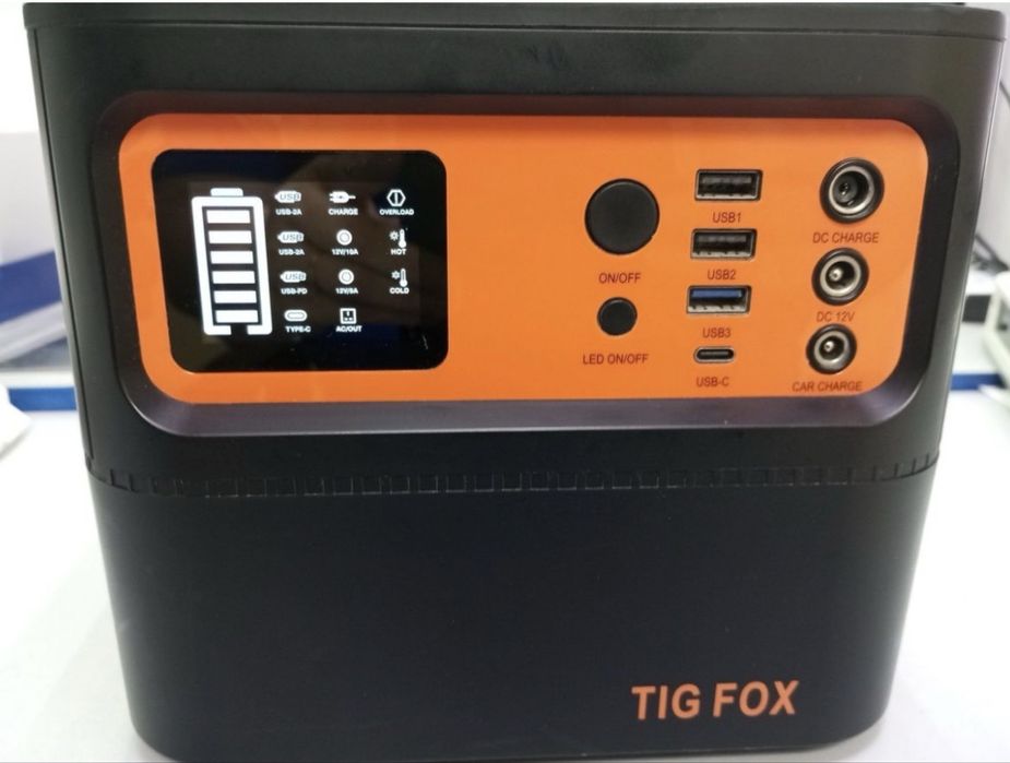 зарядна станція Ecoflow TIG FOX T500 Portable Power Station 540Wh