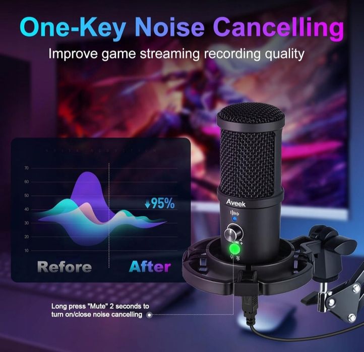 Mikrofon pojemnościowy studyjny Aveek BM-66