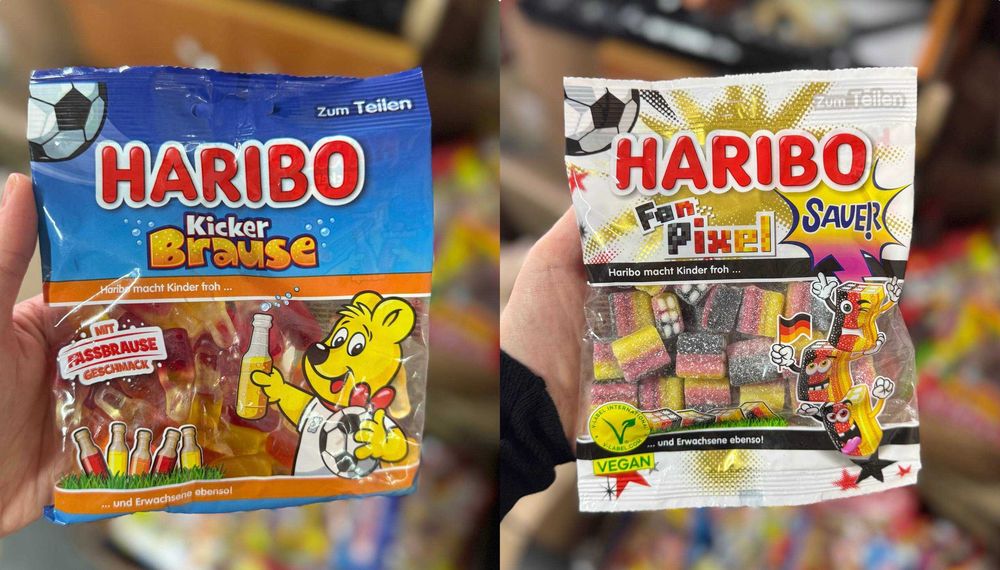 Желейки Haribo Fan Pixel Saver кислі 160 г, Kicker Brause 175 г
