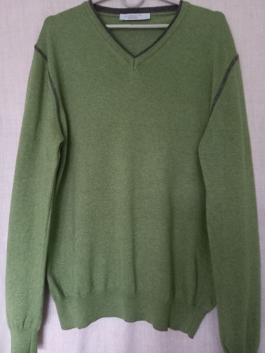 Пуловер з вовни та кашеміру