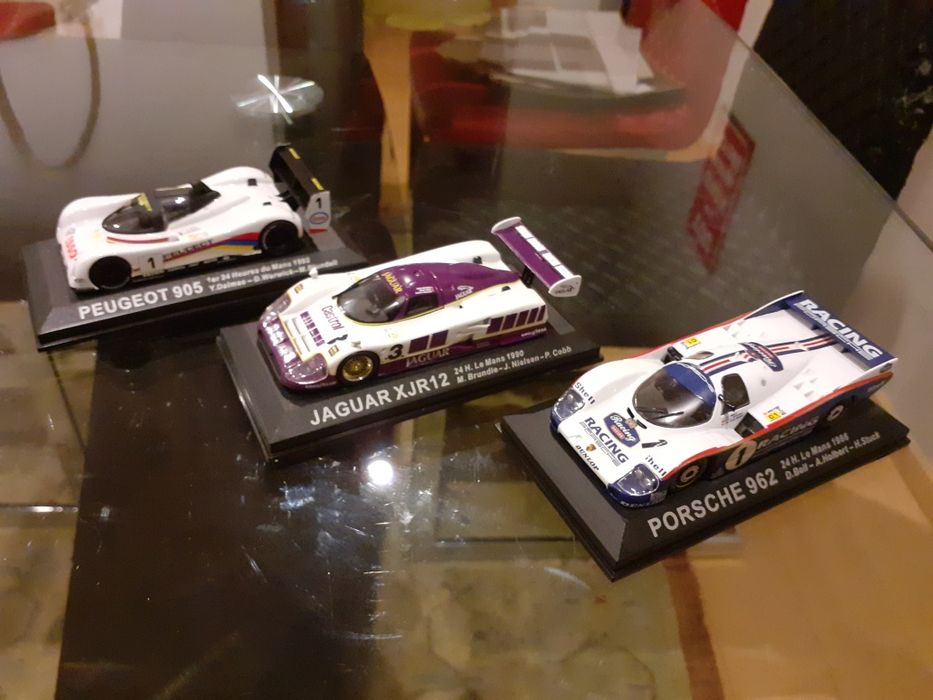 Miniaturas 1/43 - Le Mans, F1 e Indianapolis.