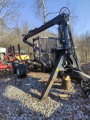 Przyczepa Leśna zrywkowa HDS vreten palms 8 t