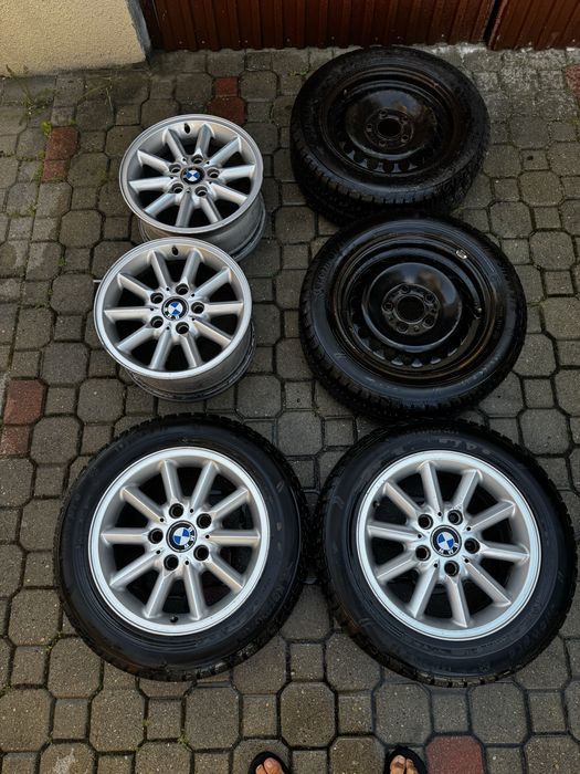 Sprzedam alufelgi koła zimowe do bmw 15 5x120