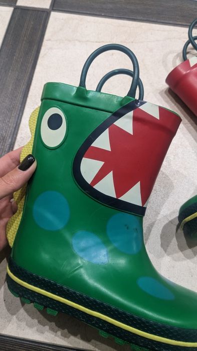 Резинові чобітки дитячі, розмір 9