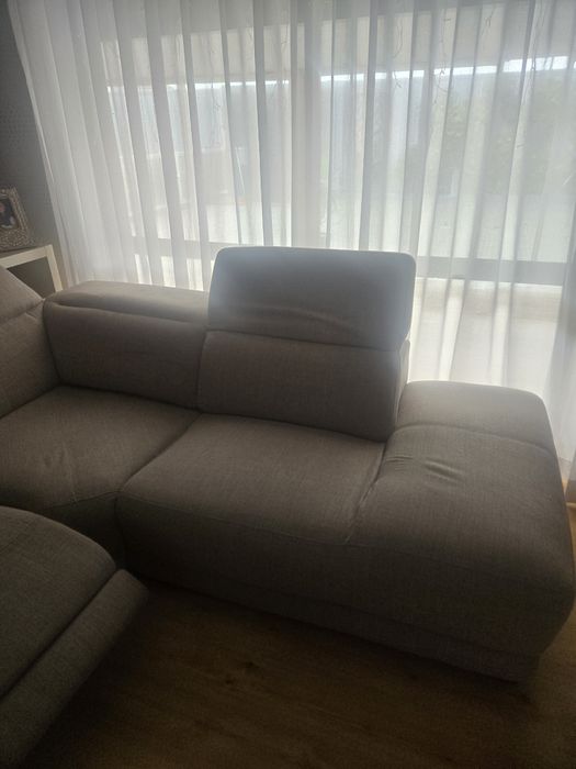 Sofá  com chaise elétrico