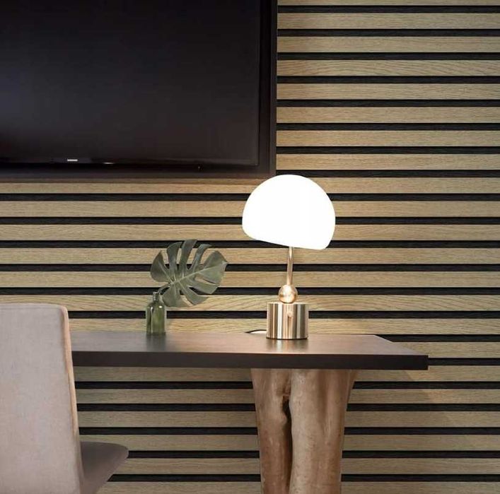 Samoprzylepna Tapeta Lamel Panele Ścienne Drewno 3D Winylowa (OKAZJA)