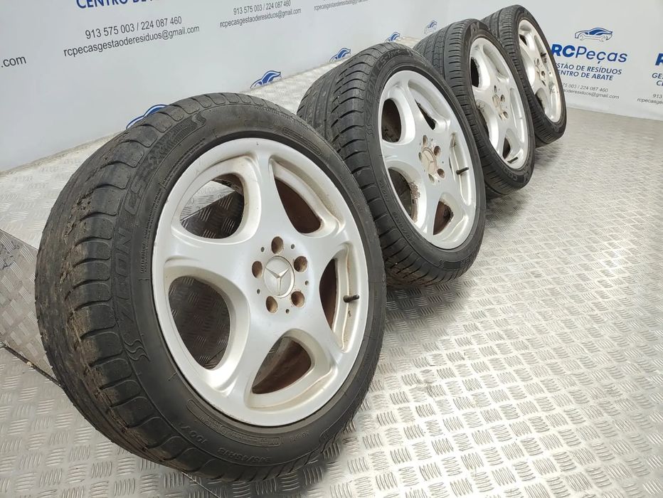 Conjunto Jantes 18 Mercedes Benz Class S W220 8J ET44 5x112