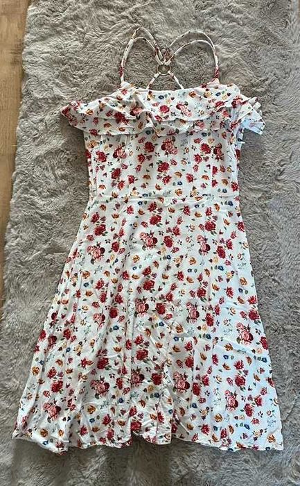 Letnia sukienka w kwiatki xs