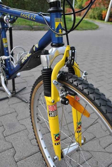 Kultowy rower Arrow Fast 2 Cro Mo Full Shimano STX/LX rockshox