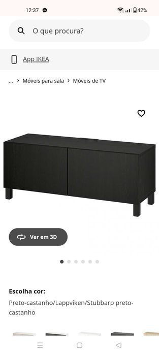 Móvel TV Besta Ikea 120x42x48