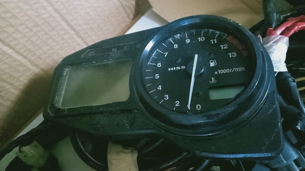 Instalação elétrica km centralina Honda CBR 954 de 2003
