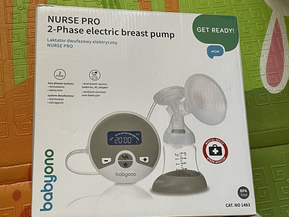 Електричний молоковідсмоктувач BabyOno NURSE PRO б/у