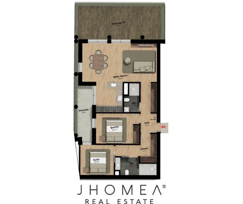 Apartamento T2 - Vacivus, Rio Tinto
