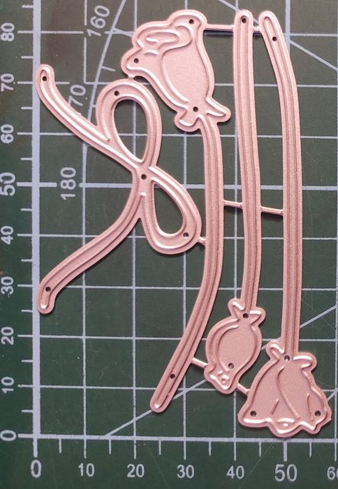 291. Wykrojniki kwiaty róże kokarda scrapbooking