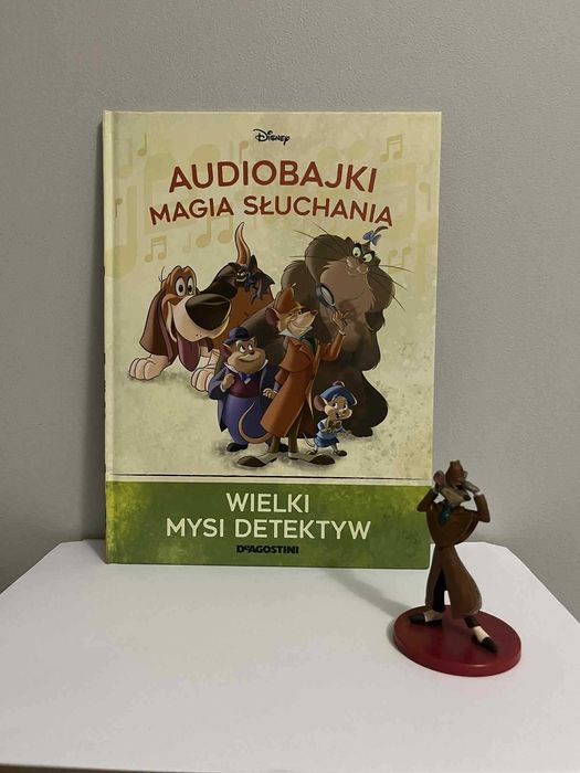 Audiobajki Disney Książka + Figurka nr 48 Wielki Mysi Detektyw