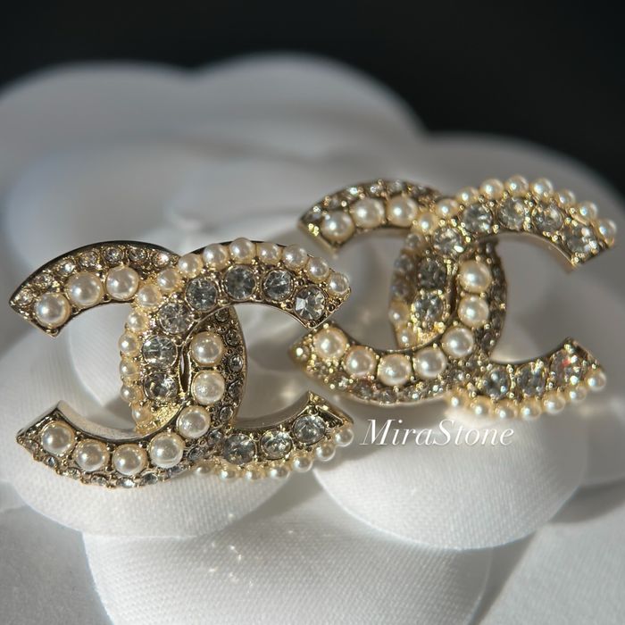 Сережки шанель в стилі Chanel