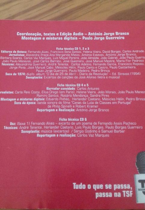 Os Cravos da Rádio - Histórias de um Certo Abril