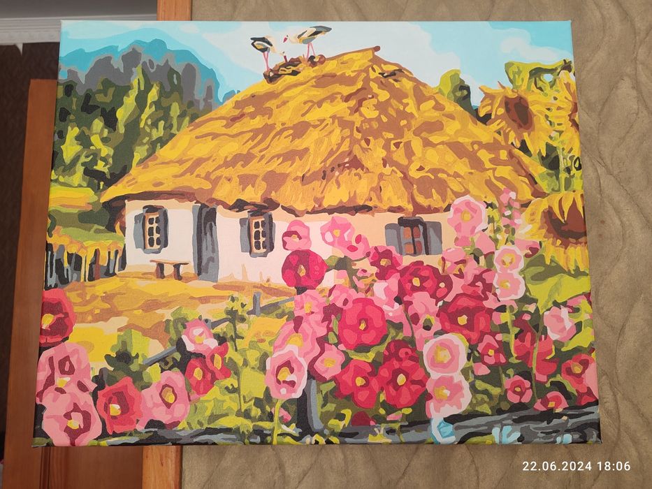 Готова картина по номерах. Дуже красива!