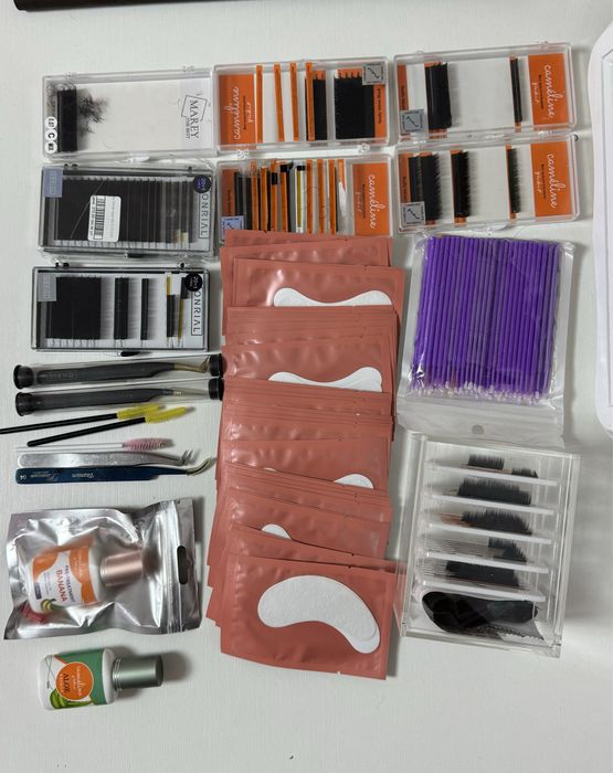 Набор для наращивания ресниц материалы