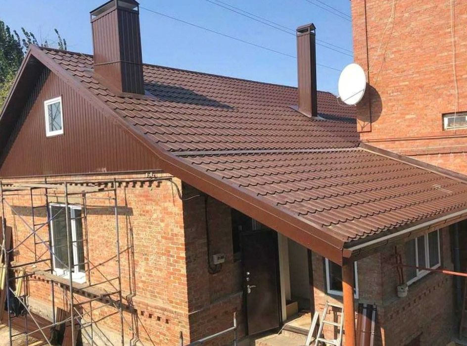 Дах, покрівля, металочерепиця, Тетіїв — своя бригада, 12 років