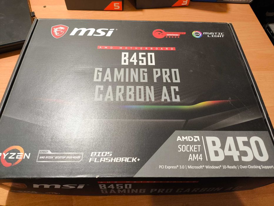 MSI B450 Gaming pro carbon AC