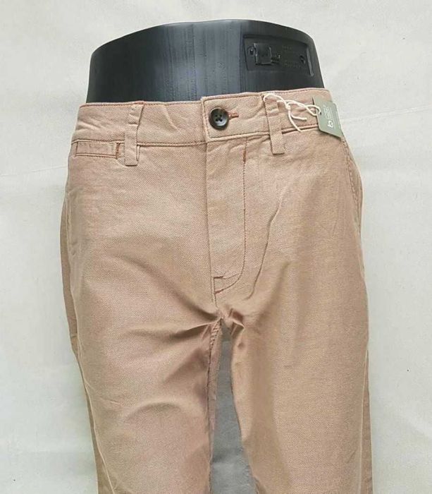 Spodnie męskie Tom Tailor -Chino Slim Regul. beżowe nowe oryg. W33/L34