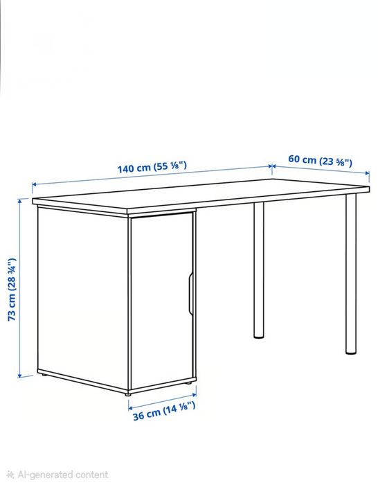 Secretária Ikea (1,40m x 0,60m)