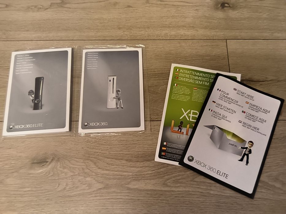 Komplet instrukcji Xbox 360