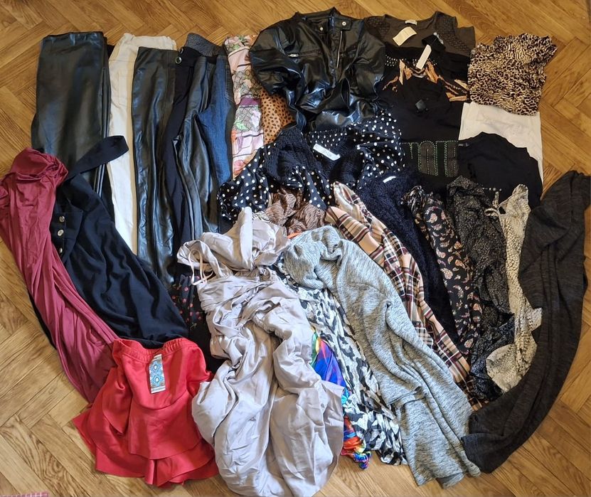 Ogromna paka ubrań plus size zestaw  rozmiar 46