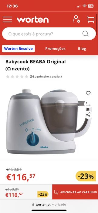 Babycook da marca Béaba