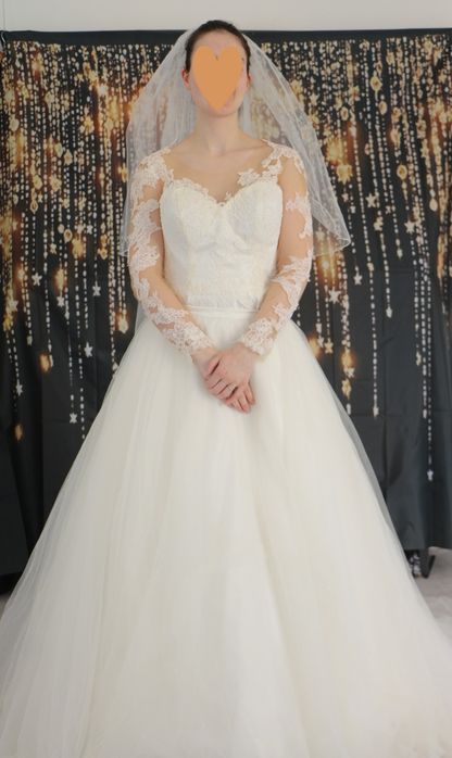 Vestido de noiva dois em um