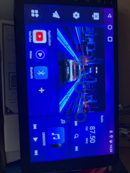 Radio 2din 9” Android 14, 4/64 4x1.5Mhz 1280x720 Mali T720 NOWE 299 zł