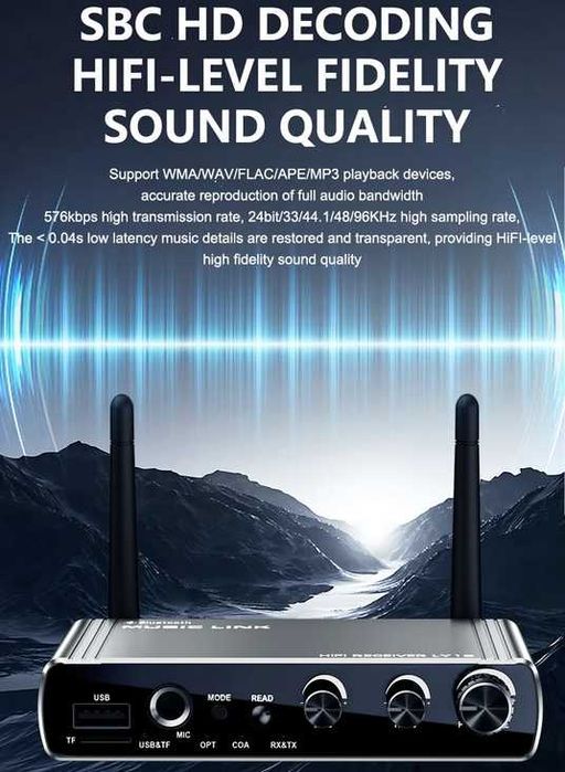 LY18 Bluetooth 5.4, приймач-передавач