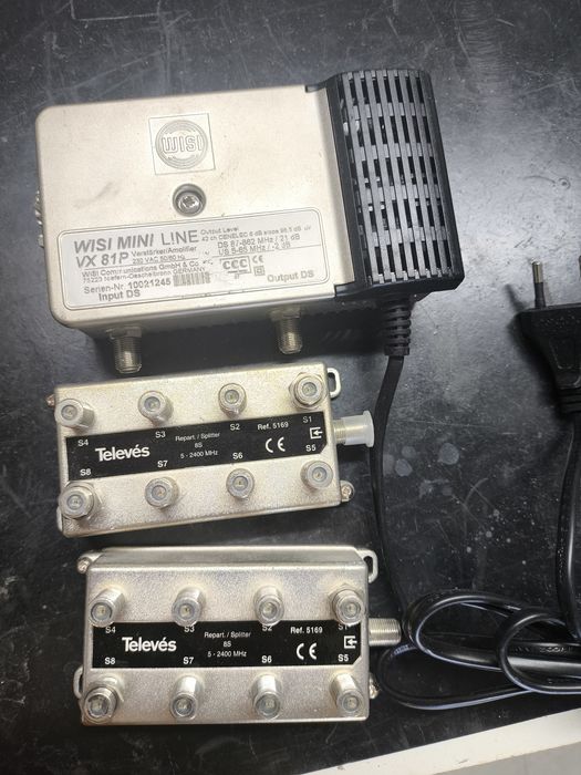 Amplificador e repetidores de tv