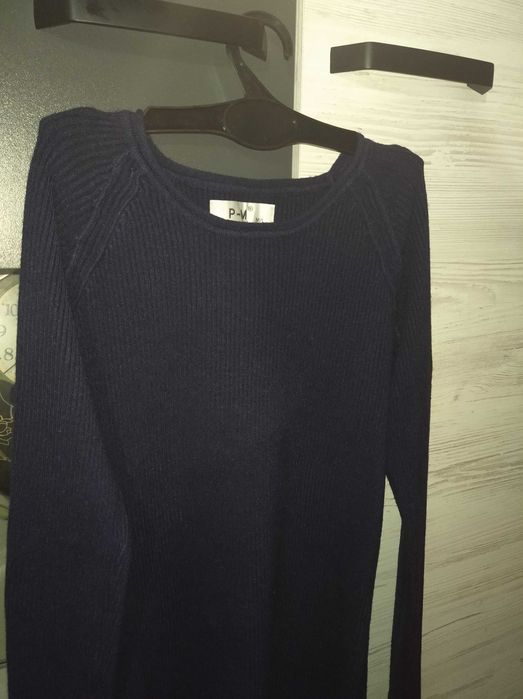 Теплий гольф у синьому кольорі