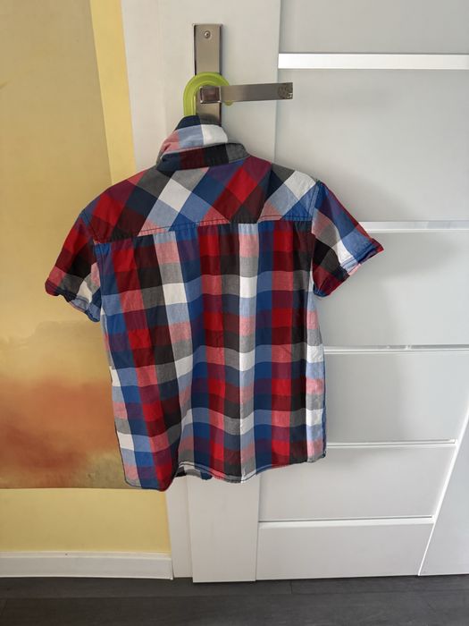 Koszula z krótkim rękawem w kratke