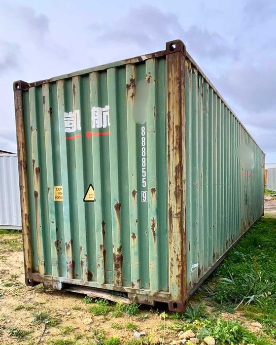 Contentor Marítimo 12 Metros Altura Extra (40 pés HC)