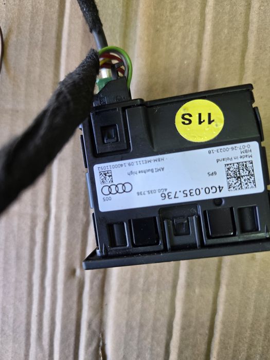 Nawigacja mib 2 wyswietlacz usb aux panel komplet audi a6 c7 lift