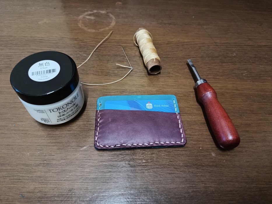 Minimalist cardholder -  ręczni robiony