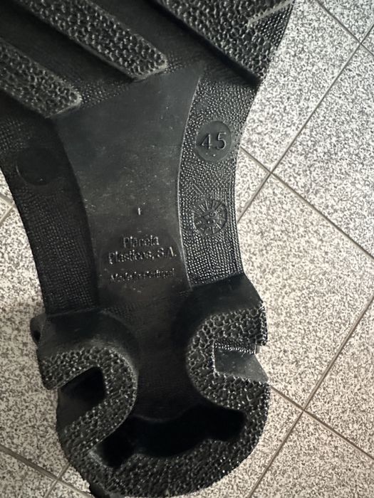 Galochas Dunlop N.o 45 biqueira de aço EPI